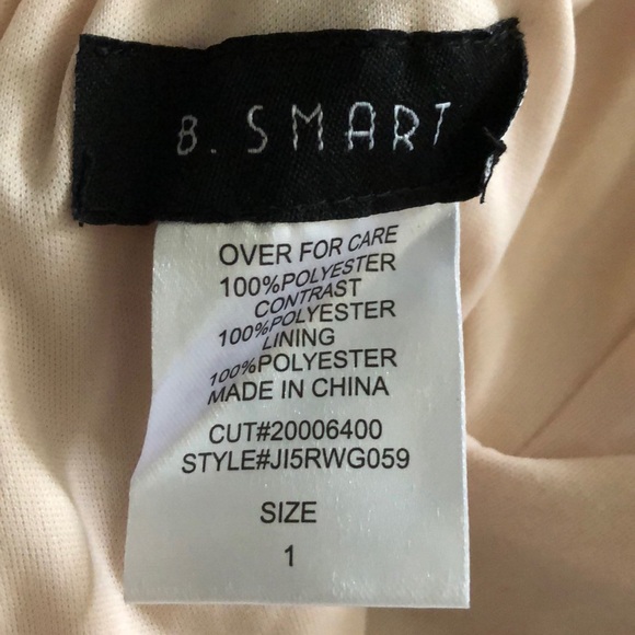 B. Smart gray blush tulle sequin formal mini 1 - Picture 6 of 6